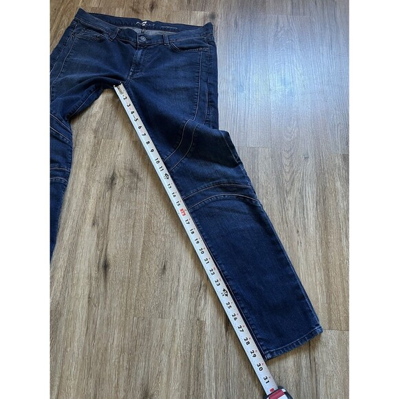Rachel Comey x Target High Rise Crop Jeans Size 6 Blue Tie Dye Marbled Denim - Picture 5 of 14